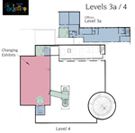 Floor Plan - Levels 3a / 4